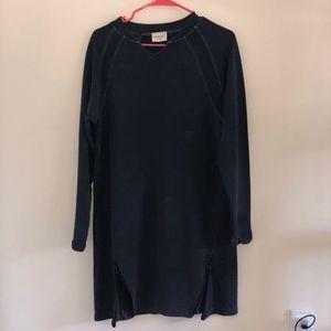 Wrap London Blue Sweatshirt Tunic